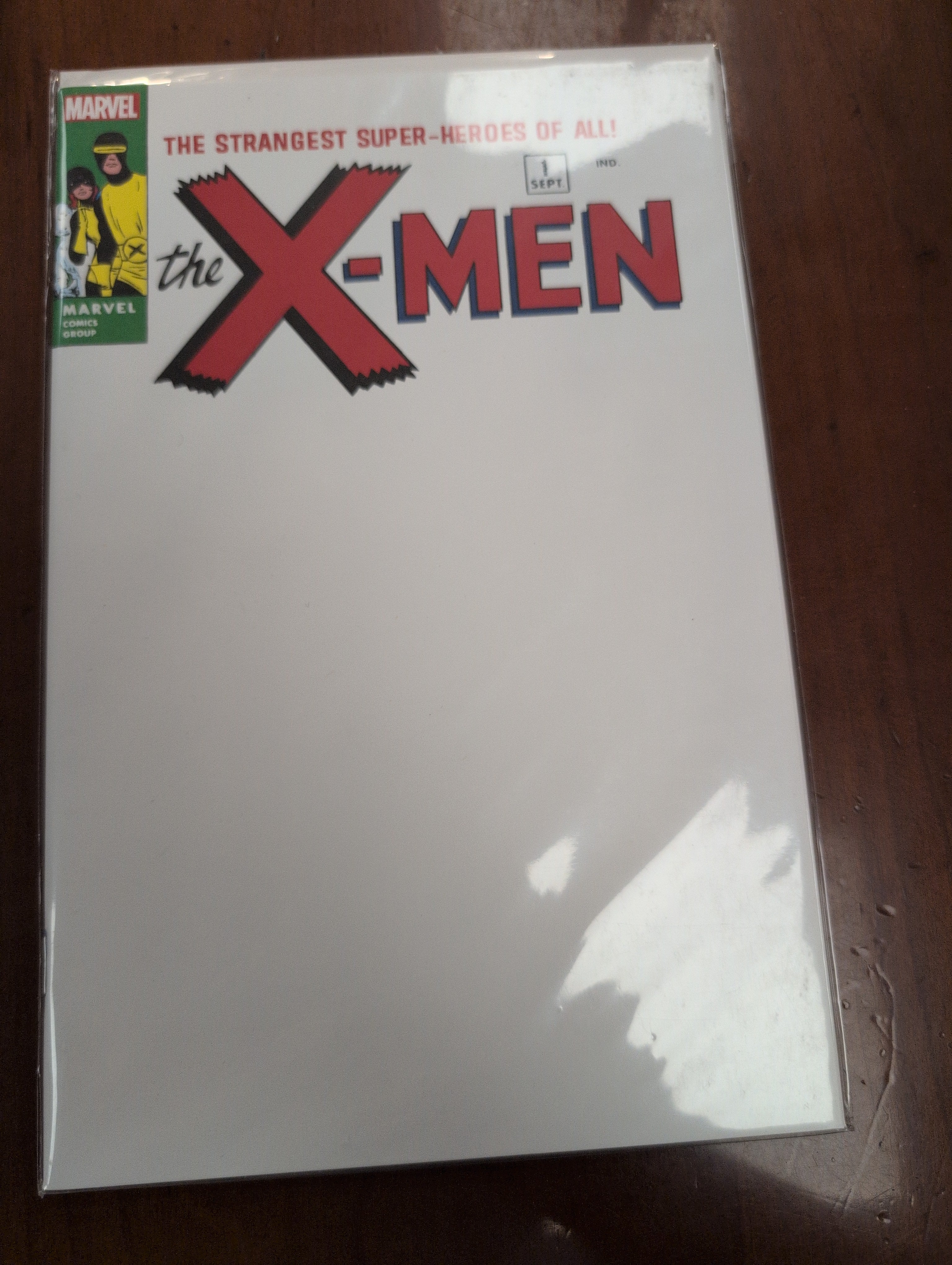 The X-Men #1 blank sketch cover