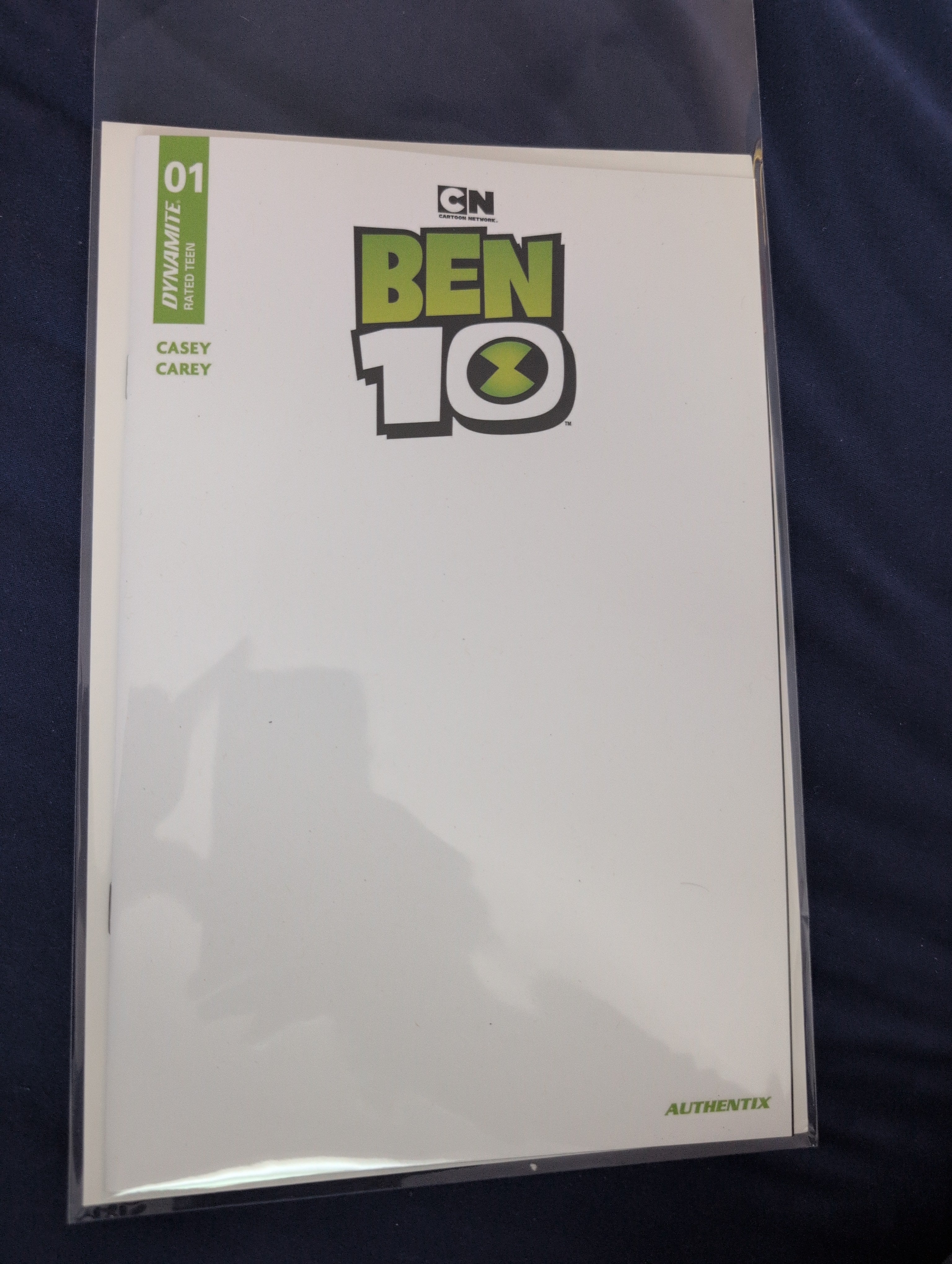 Ben 10. #1 blank sketch cover
