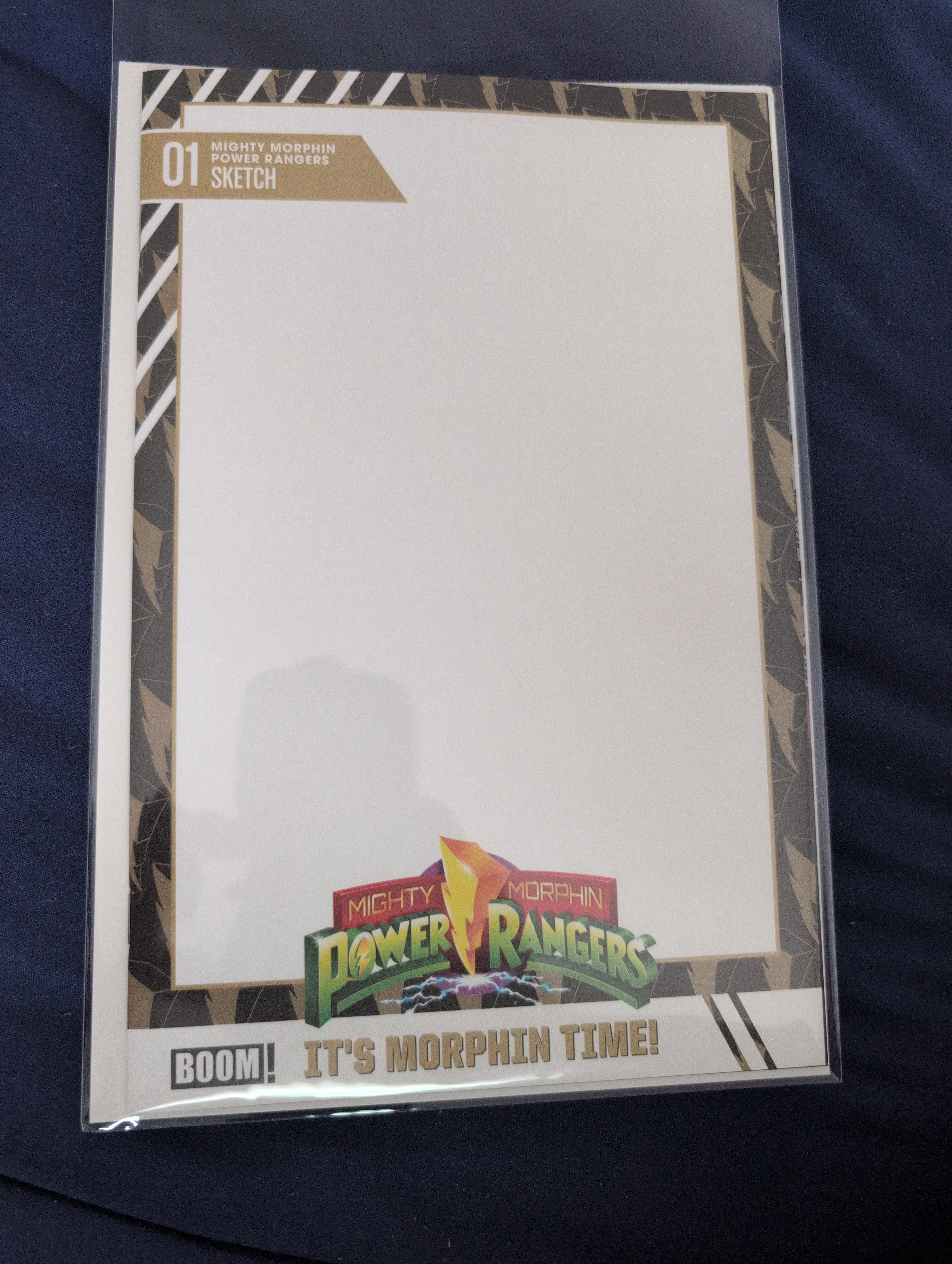 Mighty morphine power rangers #1 blank sketch cover
