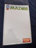 Mad about DC #1'blank sketch cover