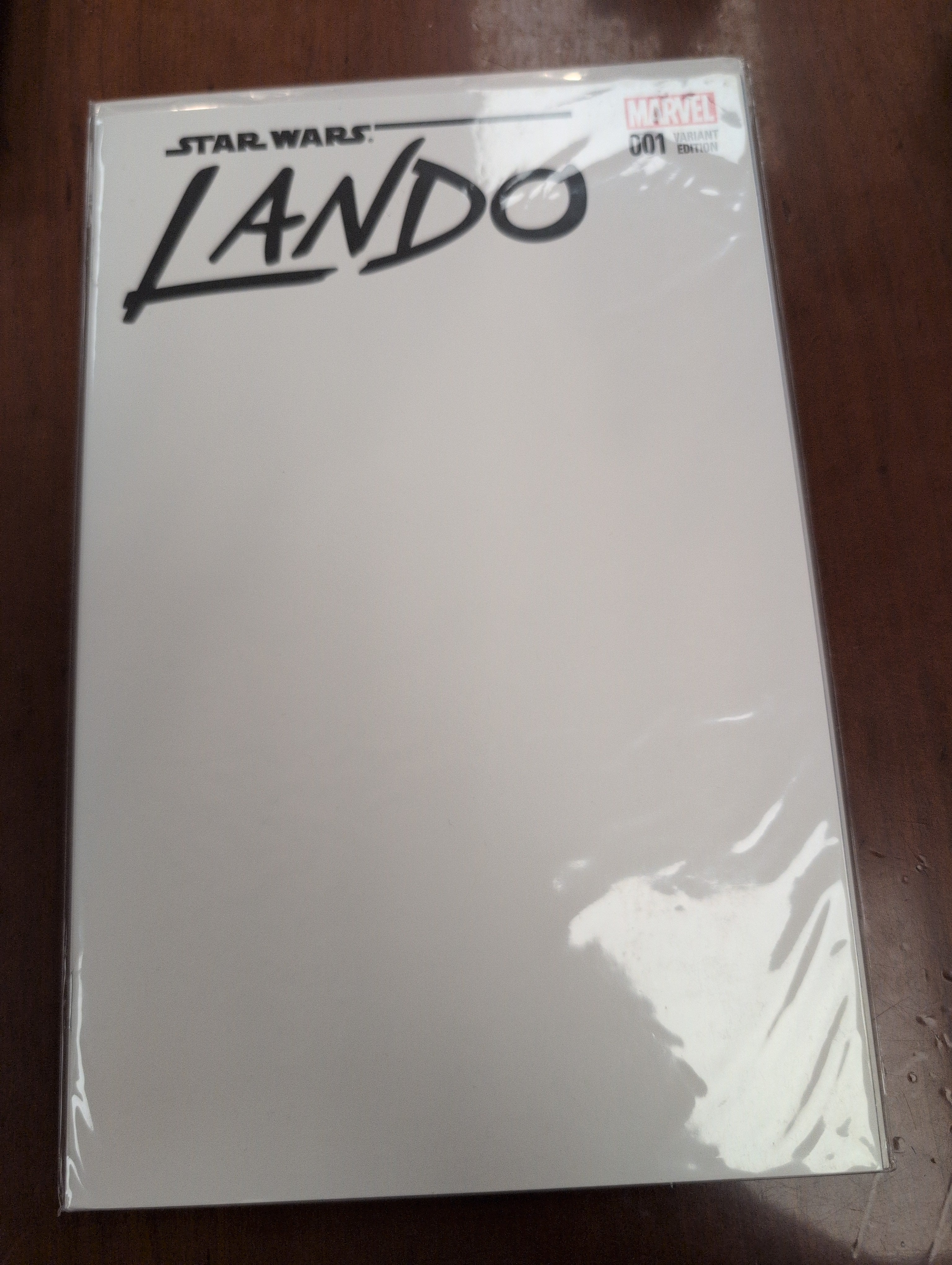 Star wars lando blank sketch cover