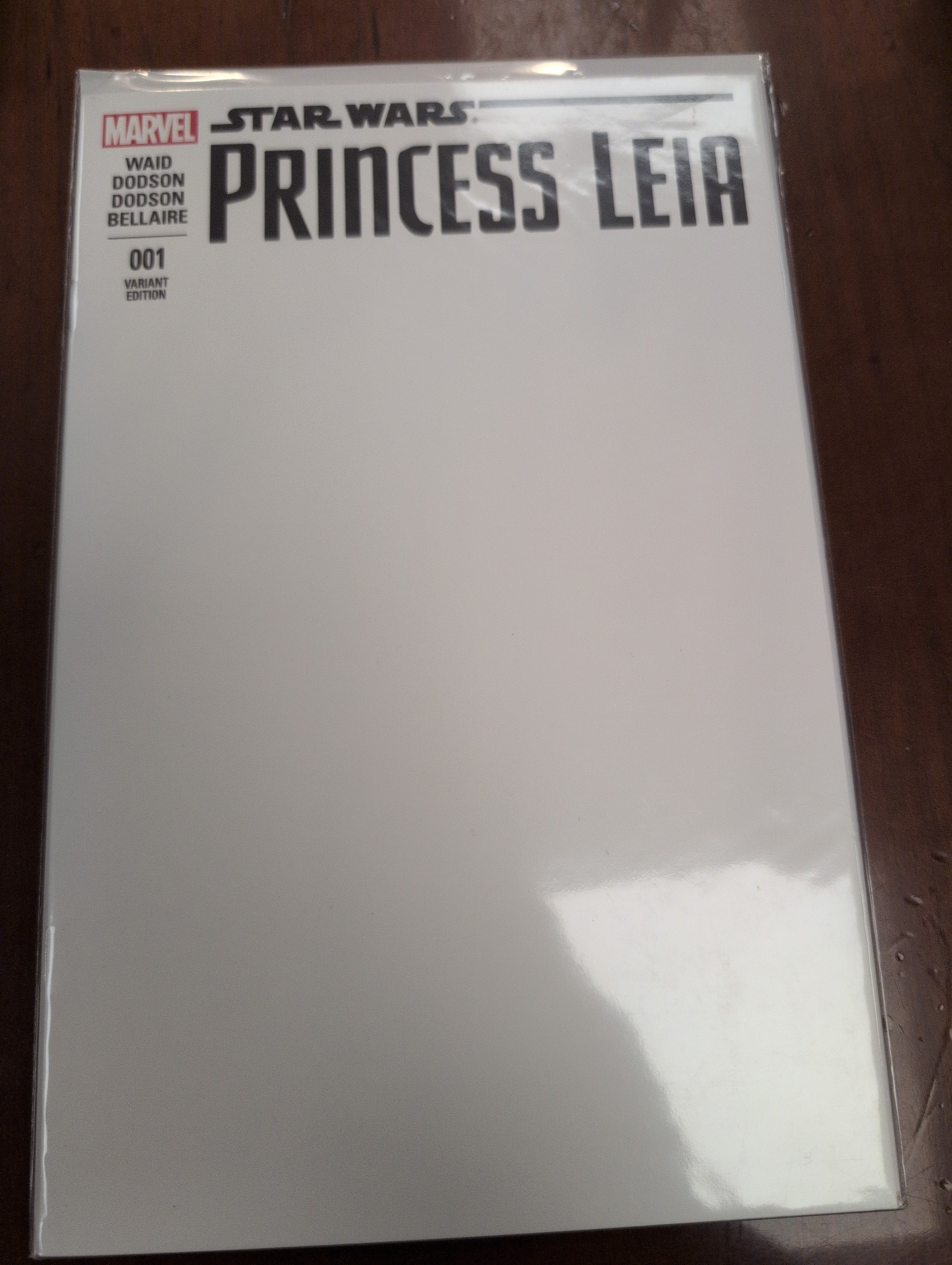 Star wars princess Leia #1 blank sketch cover
