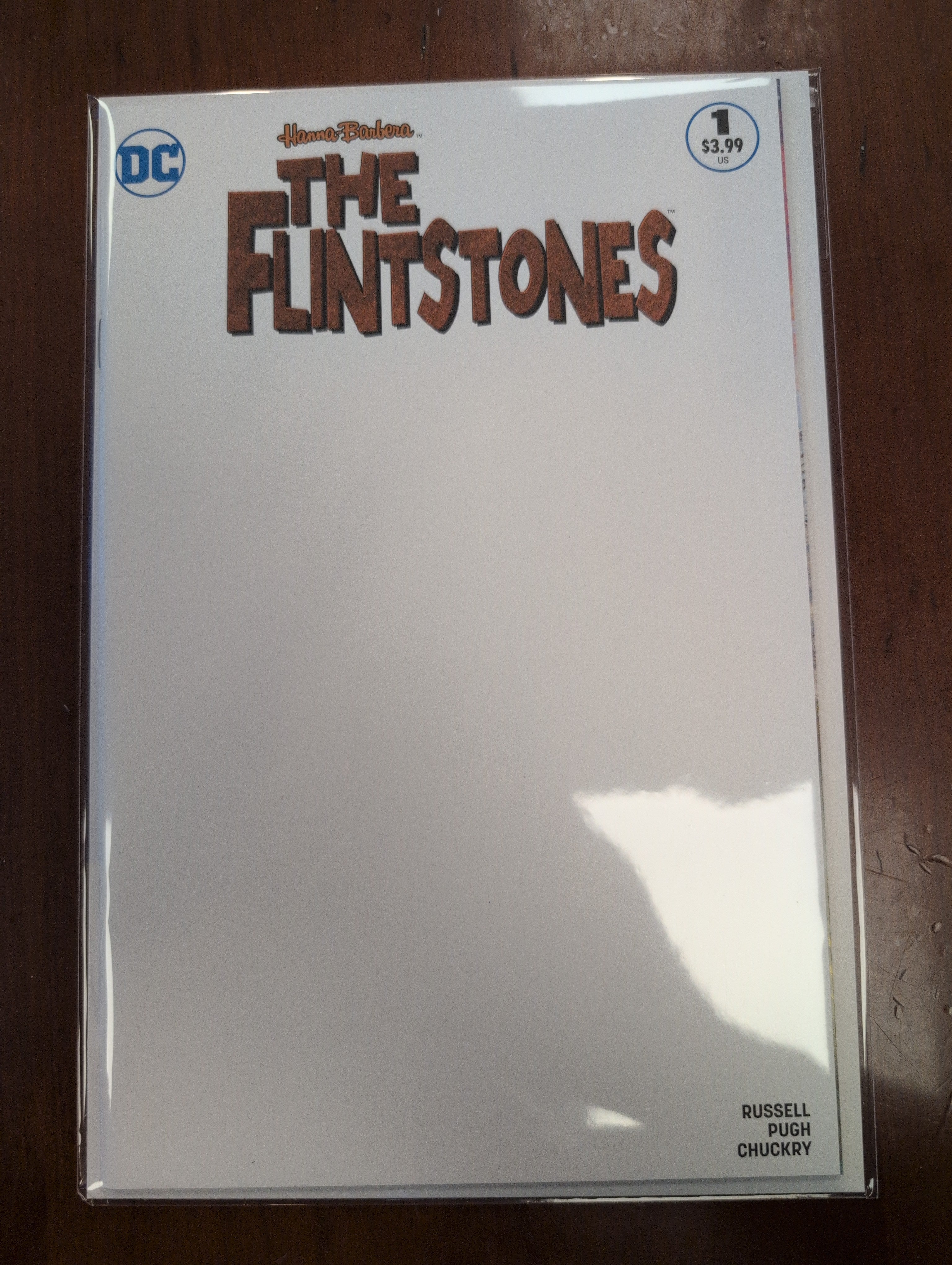 The Flintstones #1 blank sketch cover