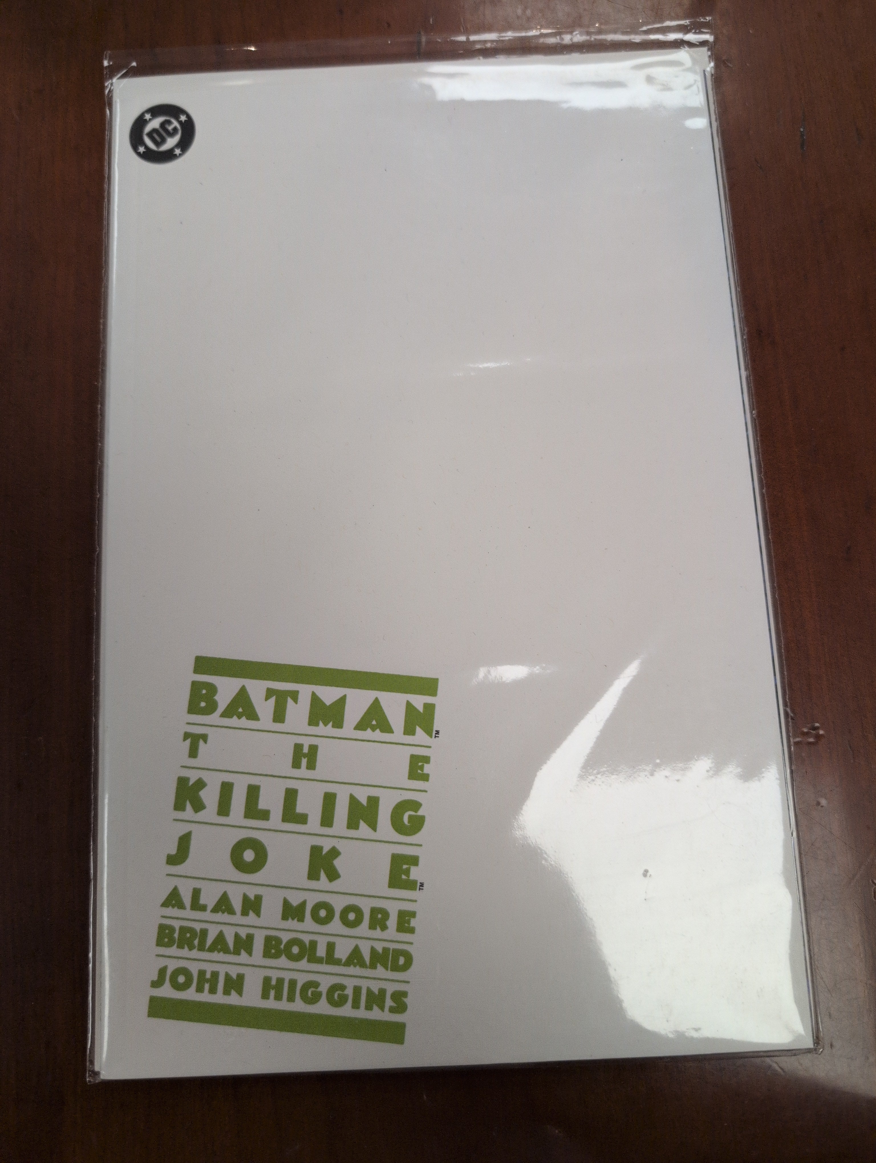 Batman the killing joke #1 blank sketch cover