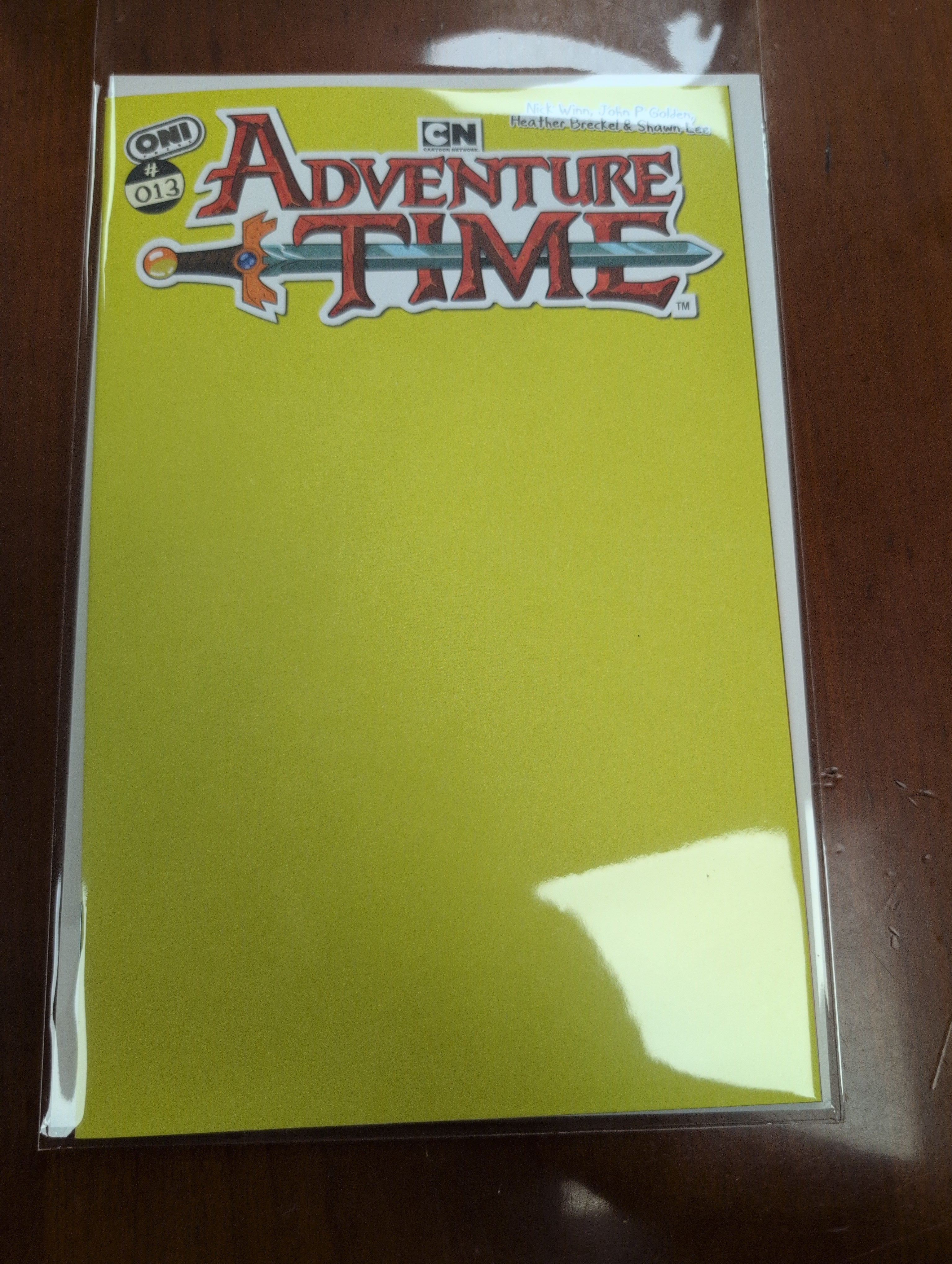 Adventure time #13 blank sketch cover